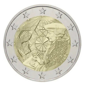 2 euros commémorative Malte 2022 UNC - Erasmus.