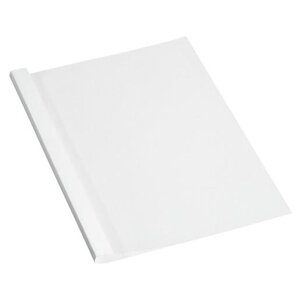 Paquet de 20 Chemises à reliure thermique Coverlight A4 1 5 mm Blanc FELLOWES