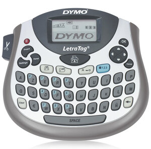 DYMO Étiqueteuse portable LetraTag LT-100T gris avec clavier AZERTY