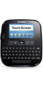 DYMO LabelManager 500TS Etiqueteuse + Câble USB + Batterie rechargeable + chargeur clavier AZERTY (EU)