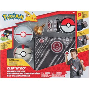 Jazwares PKW3157 - Pokémon - Set de bataille - Premierball Timerball & Evoli