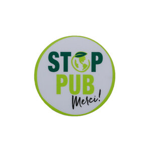 Sticker stop publicité h.5 x l.5 x p.0 cm