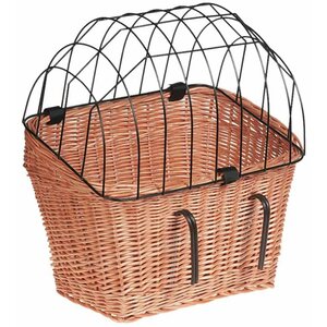 FLAMINGO Panier de transport de vélo pour chiens Osier 45x38x47 cm