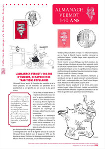 Document philatélique - Almanach Vermot