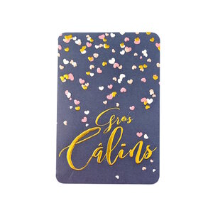 Carte De Voeux - Amour Amitié - Gros Calins