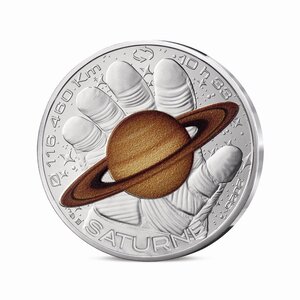 L'Odyssée Spatiale avec Thomas Pesquet Monnaie de 10€ Argent - Saturne