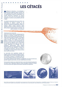 Document philatélique - Les cétacés