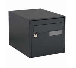 Boite aux lettres LOFT ACIER - Double Face - Noir 9005
