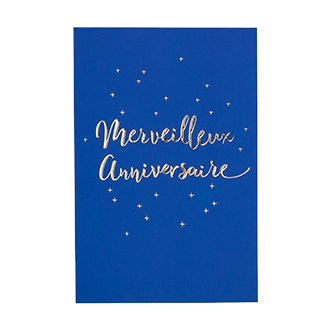 Carte de vœux, anniversaire, fille, 2 ans, fête, joyeux anniversaire,  princesse, fée, confettis, coloré -  France
