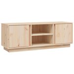 vidaXL Meuble TV 110x35x40 5 cm Bois de pin massif