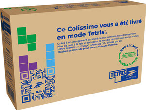 Colissimo Prêt-à-Envoyer France - Etui double usage de taille S - 3 kg - La Poste x Tetris™