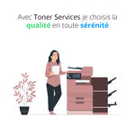 Cartouche compatible hp 303xl couleurs cartouche d'encre marque toner services (t6n03ae)