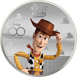 Pièce de monnaie en Argent 5 Dollars g 31.1 (1 oz) Millésime 2023 Disney 100 Years of Wonder TOY STORY