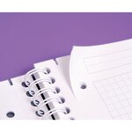 Cahier spiralé Evolutiv'Book 240 p perfo 4 trous 23 5x29 7cm 5x5 - Intercalaires CLAIREFONTAINE
