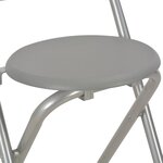 vidaXL Ensemble de bar avec étagères 3 Pièces Bois et acier Gris