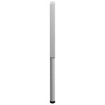 vidaXL Cadres d'établi réglables 2 Pièces Métal 55x(69-95 5) cm Gris