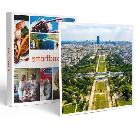 SMARTBOX - Coffret Cadeau Accès au sommet de la tour Eiffel avec billet coupe-file et audio-guide pour 2 adultes et 1 enfant -  Sport & Aventure