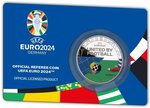 Pièce de monnaie en Cupronickel - Argent 11 Euro g 31.1 (1 oz) Millésime 2024 UEFA EURO