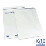 Lot de 100 enveloppes à bulles pro+ blanches k/10 format 340x470 mm