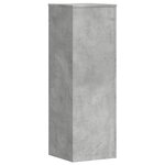 vidaXL Supports pour plantes 2 Pièces gris béton bois d'ingénierie