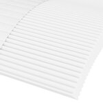 vidaXL Matelas en mousse blanc 180x220 cm dureté H2 H3