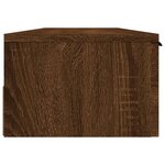 vidaXL Armoire murale Chêne marron 102x30x20 cm Bois d'ingénierie