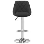 vidaXL Tabourets de bar lot de 2 noir velours