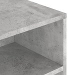 vidaXL Table basse gris béton 90x55x42 5 cm bois d'ingénierie
