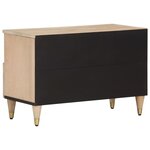 vidaXL Meuble TV 70x33x46 cm Bois massif de manguier