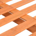 vidaXL Cadre de lit de palette Marron Bois de pin massif 160 x 200 cm