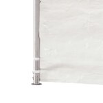 vidaXL Belvédère avec toit blanc 13 38x4 08x3 22 m polyéthylène