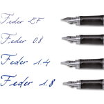 Parure Calligraphie HandLettering - Stylo Plume Black Style - 4 Plumes