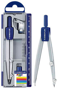 Coffret Compas 550 60avec adaptateur Longueur 124,2 mm Diam Max 30 cm STAEDTLER