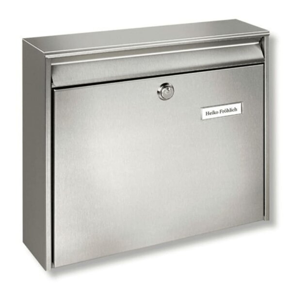 Boîte aux lettres Borkum 3877 Ni Acier inoxydable Argenté - BURG-WÄCHTER