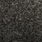 vidaXL Tapis ISTAN à poils longs aspect brillant anthracite Ø 160 cm