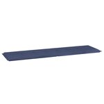 vidaXL Coussin de banc de jardin bleu marine 180x50x3 cm tissu oxford