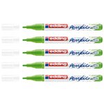 Marqueur Acrylique 5300 Vert Jaune Pointe Fine 1-2 mm x 5 EDDING