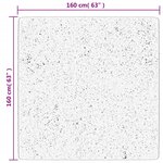 vidaXL Tapis HUARTE à poils courts doux et lavable crème 160x160 cm