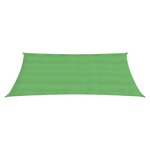 vidaXL Voile d'ombrage 160 g/m² Vert clair 3 5x5 m PEHD