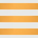vidaXL Auvent rétractable jaune et blanc 5x3 m tissu et aluminium