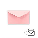 Lot de 500 Enveloppes ELECTIONS 90x140 mm - rose 80 g