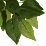 vidaXL Ficus artificiel 378 feuilles 80 cm vert