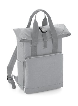 Sac à dos urbain rolltop et poignées - 14 litres - BG118 - gris clair