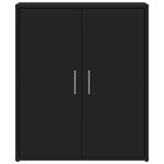 vidaXL Buffets 2 Pièces noir 60x31x70 cm bois d'ingénierie