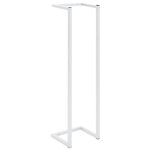 vidaXL Porte-serviette Blanc 25x20x95 cm Acier