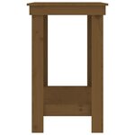 vidaXL Banc de travail Marron miel 110x50x80 cm Bois de pin massif