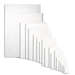 Lot de 100 sachets plastiques sans fermeture 300x400mm épaisseur standard 50µ