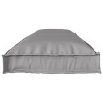 vidaXL Coussins de palette pour banc 2 pièces Gris 150x40x8 cm Tissu Oxford