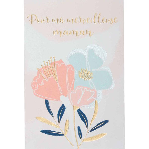 Carte Fête Des Mères " Ma Merveilleuse Maman " - Draeger paris
