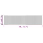 vidaXL Tapis rectangulaire naturel 70x300 cm bambou